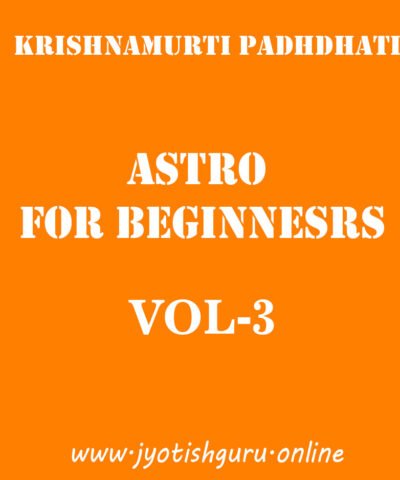 K.P. Astro for Beginners Vol-3