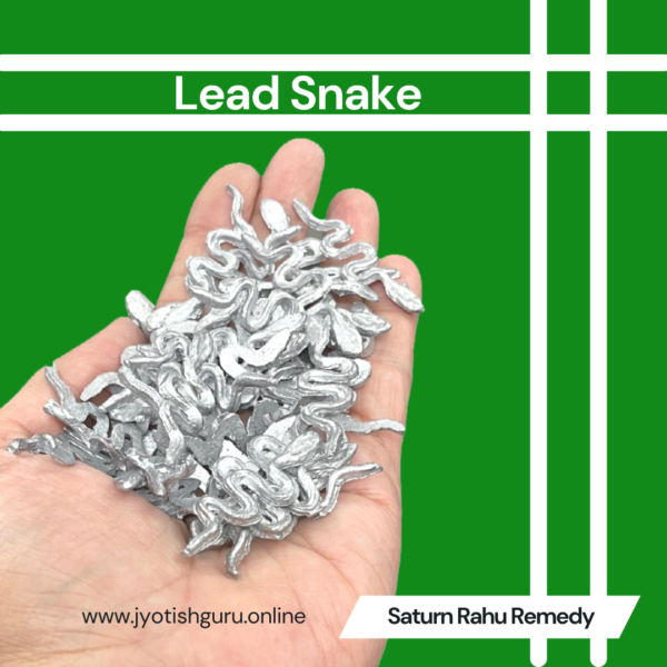 Lead Snake for Rahu Saturn (7 Piece)