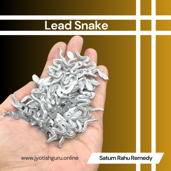 Lead Snake for Rahu Saturn (Nine Piece)